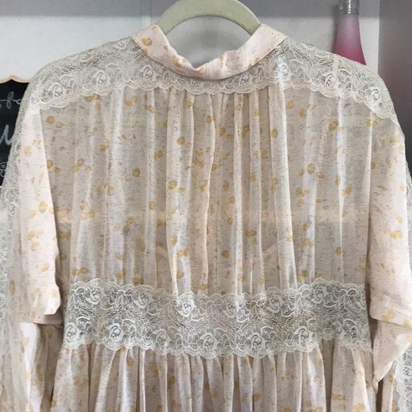 FREE PEOPLE Sheer Romance Floral Mini Dress - Picture 8 of 13